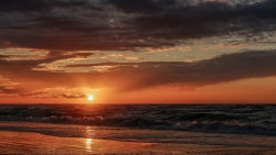 La mer en feu