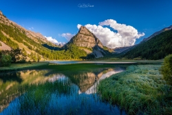 Tour et lac des Sagnes