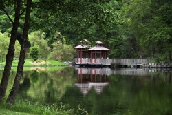 Les pavillons.