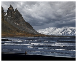 balade au bord de la mer arctique....