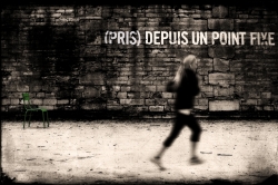 (Pris) depuis un point fixe