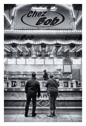 Chez Bob. Frites, frites, frites.