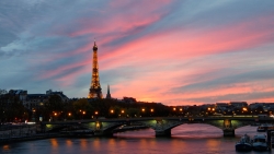 Tour Eiffel au couchant