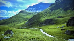 en descendant de l'Iseran