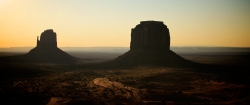 Monument valley au levé du jour