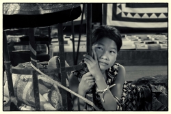 Nostalgie - Marché à Luang Prabang (LAOS)