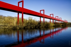 La passerelle de l'Axe Majeur
