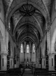 Eglise de Monflanquin en Dordogne