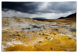 Lac de soufre en Islande