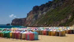 Nazaré, la plage