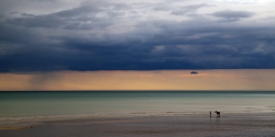 Plage de la Manche hors saison