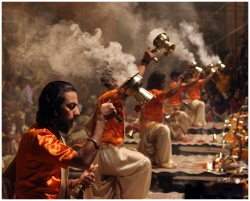 Sur les Ghats à Varanasi