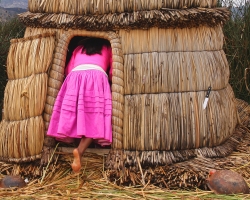 Sur le lac Ttiticaca