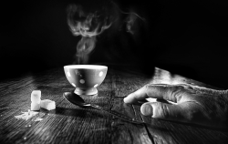 Vieux café chaud...