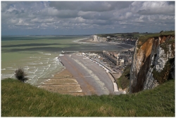 Vue du haut de la falaise