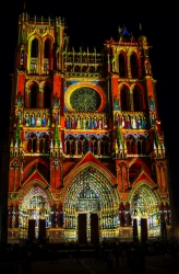 Mapping sur Cathédrale d'Amiens