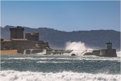 Le fort de Socaa côté agité