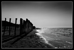 En bord de plage