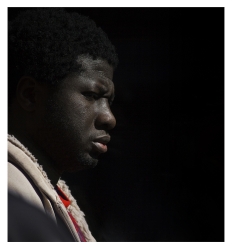 Le Rouge et le Noir (portrait sur le vif)