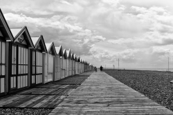 Promenade sur la plage de Cayeux sur Mer