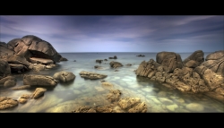 Paysage tourmenté