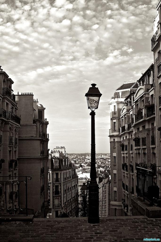 Essai d'une vue de Montmartre