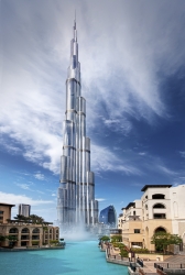 Burj Khalifa, 828m, la plus haute tour du monde