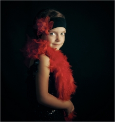 La petite fille au Boa