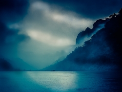 La magie bleu