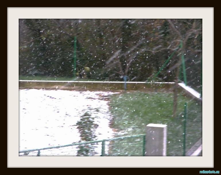 L'hiver arrive avec la neige