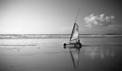 char à voile