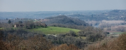 panoramique standard de la Dordogne profonde..