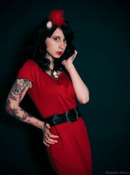Kath en rouge