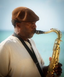 Sax on the beach
