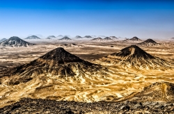 Désert noir d'Egypte