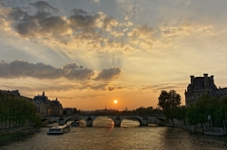 Coucher de soleil à Paris