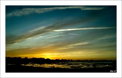 Le soir en baie de St Colomban