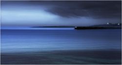 Matin en bleu