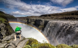 Cascade de Dettifoss d'Islande