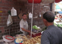 Le marché de Leshan ...