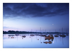 La lune et son reflet