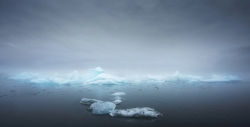 brume sur le Jokulsarlon