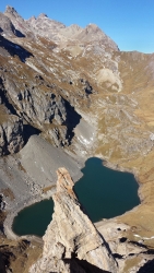 Sur les hauteurs du Grand Lac  près de Briançon.