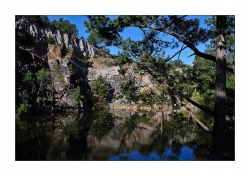 de roches et d'eau