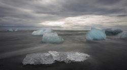 glace sur la mer