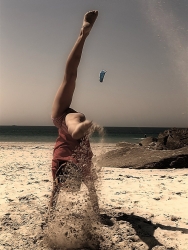 Doris à la plage