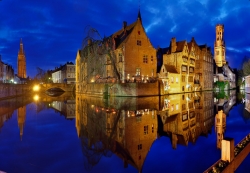 Brugge à l'heure bleue