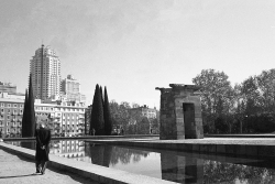 vagabonder au temple Debod
