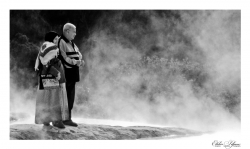dans la brume...