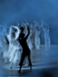 danse in blue